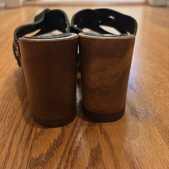 Candies Vintage Y2K  Leather School Girl Platform Heel Sandals Size 8 - Picture 4 of 7